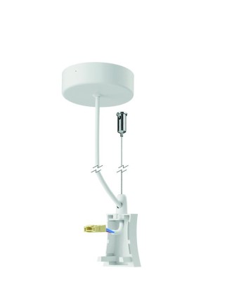 HANOK * TAPA LATERAL BLANCA CON CABLE ALIMENTACION Y FLORON